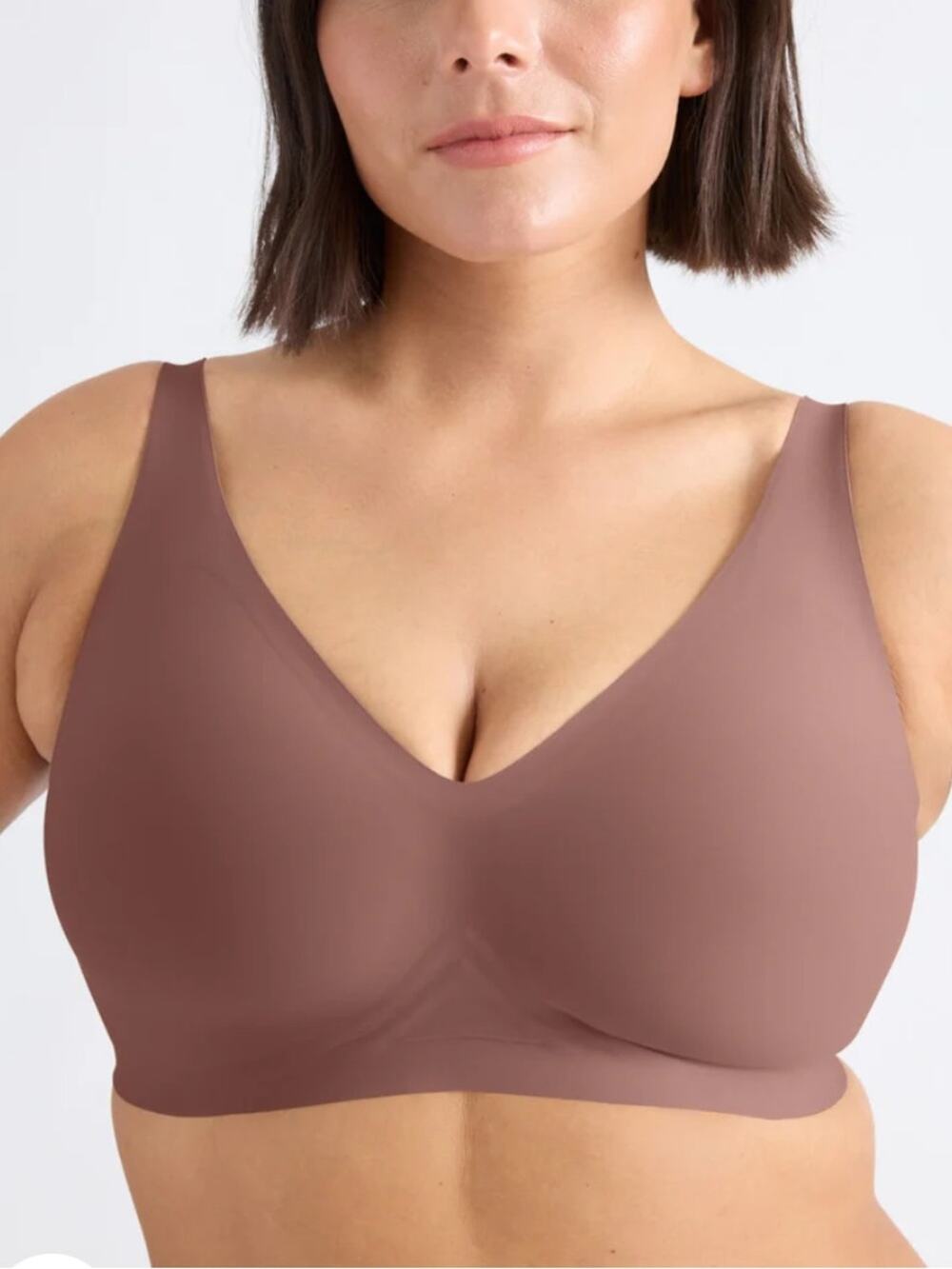 Knix NWTs Revolution V-Neck Bra Sable Brown size XXL